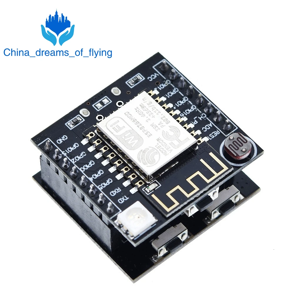 Мини-плата разработки TZT ESP8266 ESP-12F серийный Wi-Fi модуль для Arduino Nodemcu CH340 Micro USB Witty Cloud |