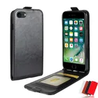 Вертикальный флип-чехол для iPhone 7 8 plus, Кожаные чехлы из ТПУ для телефонов, Магнитный чехол с отделением для карт