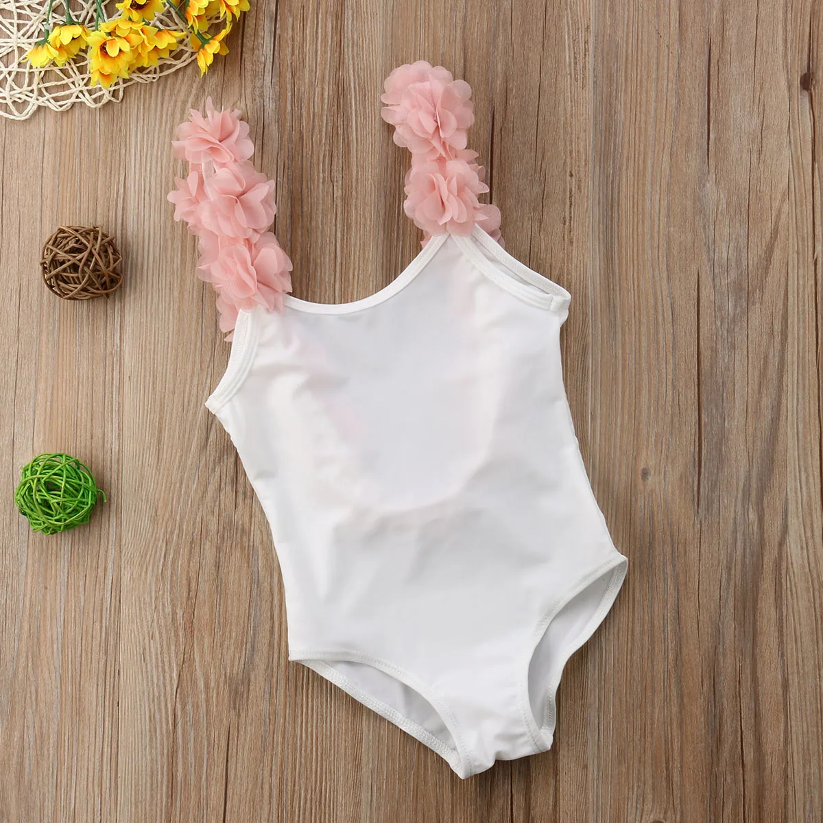 

Toddler Baby Girl Kids Floral Backless Swimmable Swimsuit Bikini Costume Swimwear Bathing Suit Beach Clothes
