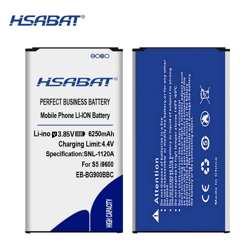 6250 мА/ч, Батарея для samsung Galaxy S5 EB-BG900BBC SV i9600 i9602 i9605 G900F G900T G9008V G9009D G9009W G9006W G900