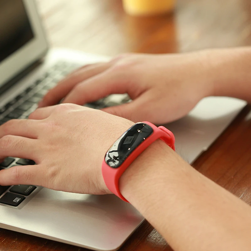 

IP67 WaterProof Smart Bracelet Men Touch Screen Wristbands Women Smart-Bracelet Heart Rate Tracker Sport Passometer Wrist-Bands