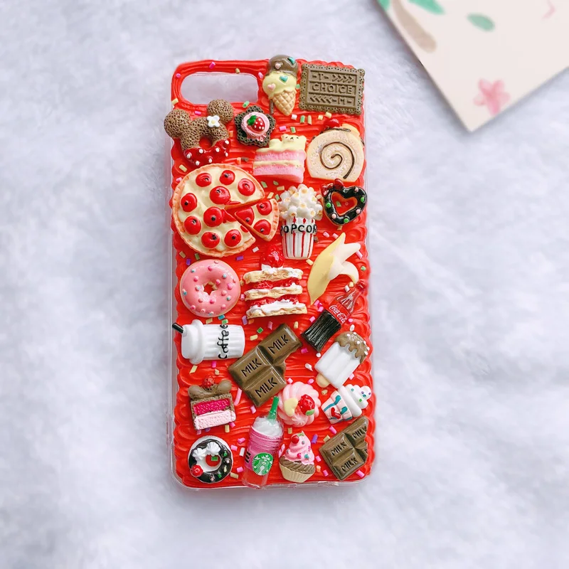 Для iPhone11/12 pro max чехол 3D для телефона сделай сам ip 6s 7/8plus ручной работы кремово