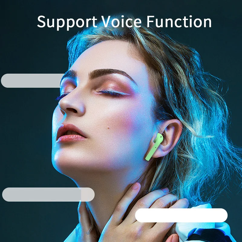 Thzio Bluetooth наушники i12 HIFI беспроводные спортивные гарнитура для телефонов xiaomi redmi