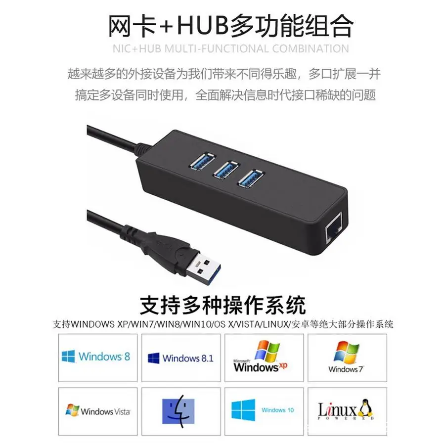 Концентратор с 3 портами USB 0 10/100 Мбит/с 50 шт. | Электроника