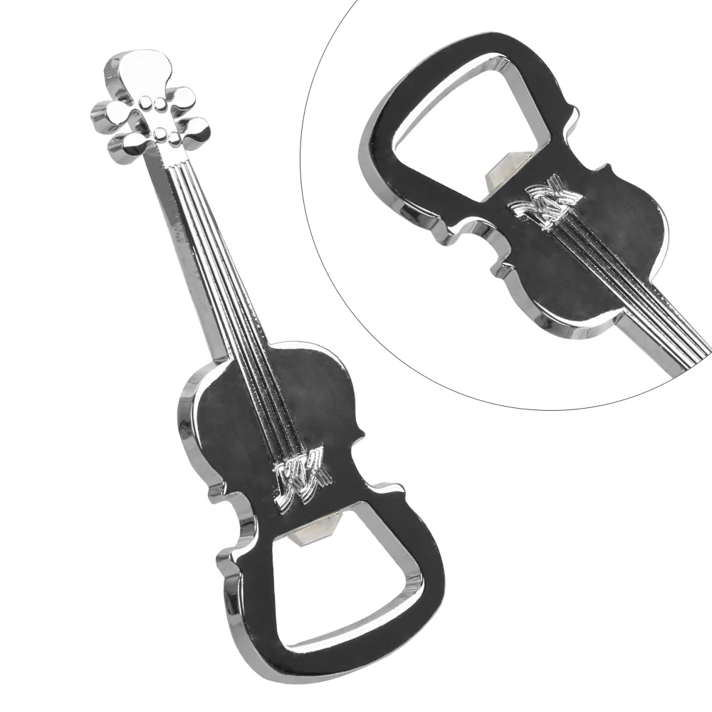 

HOOMIN Beer Bottle Opener Guitar Type Gadgets Beer Openers Zinc Alloy Bar Tools Kitchen Accessories