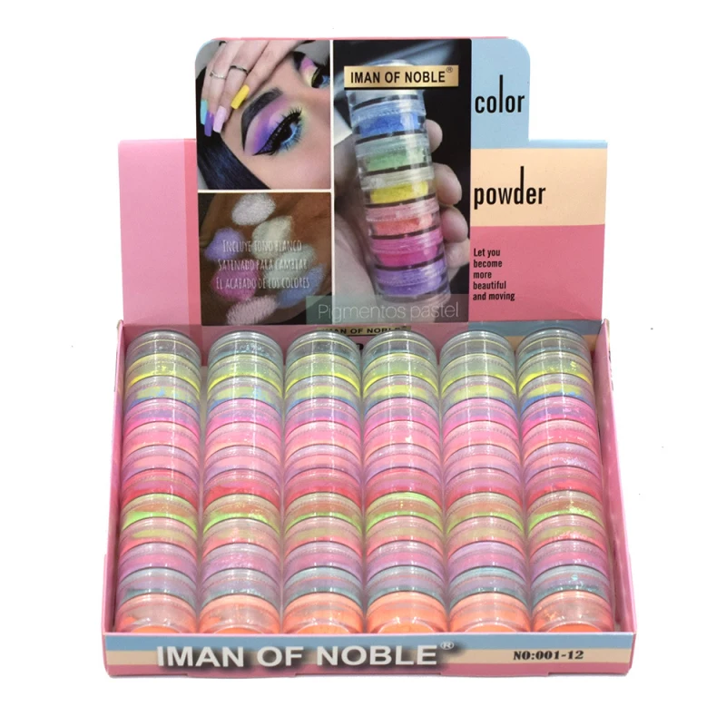 

12 Colors Box/Set Morandi Series Matte Single Eyeshadow Colorful Sequins Series Cosplay Makeup Stage Makeup Nail Art Glitter