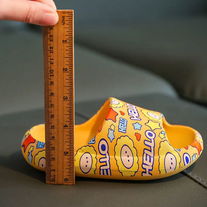 

Children's Slippers Summer Boys and Girls Cute Cartoon Non-slip Soft-soled Shoes for Babies 3-8 Years Old Home Slippers