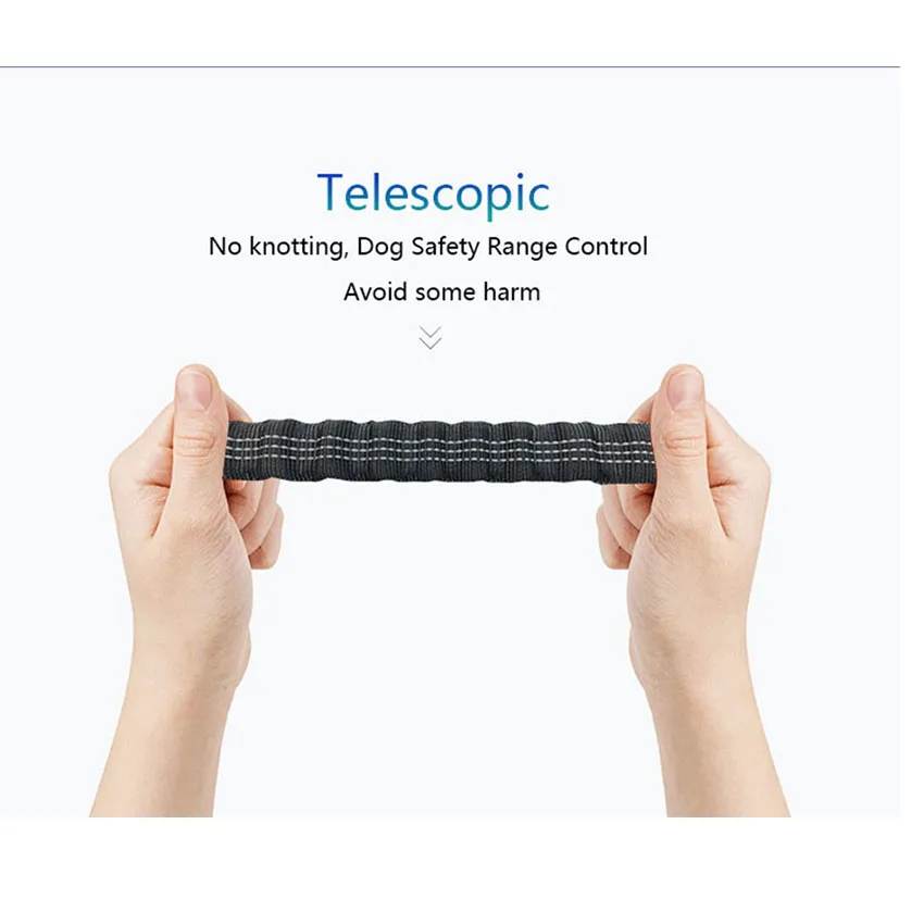 

Dogs Leash Waist Pocket Waterproof Hands Free Multi Function Dog Belt Running Product Elasticity Adjustable Waist Dog Leashes