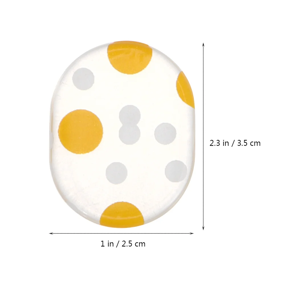 

6pcs Silicone Self-adhesive Drum Snare Mute Mat Damper Pad Silicone Drum Damping Drum Damper for Controlling Drum (Yellow Do