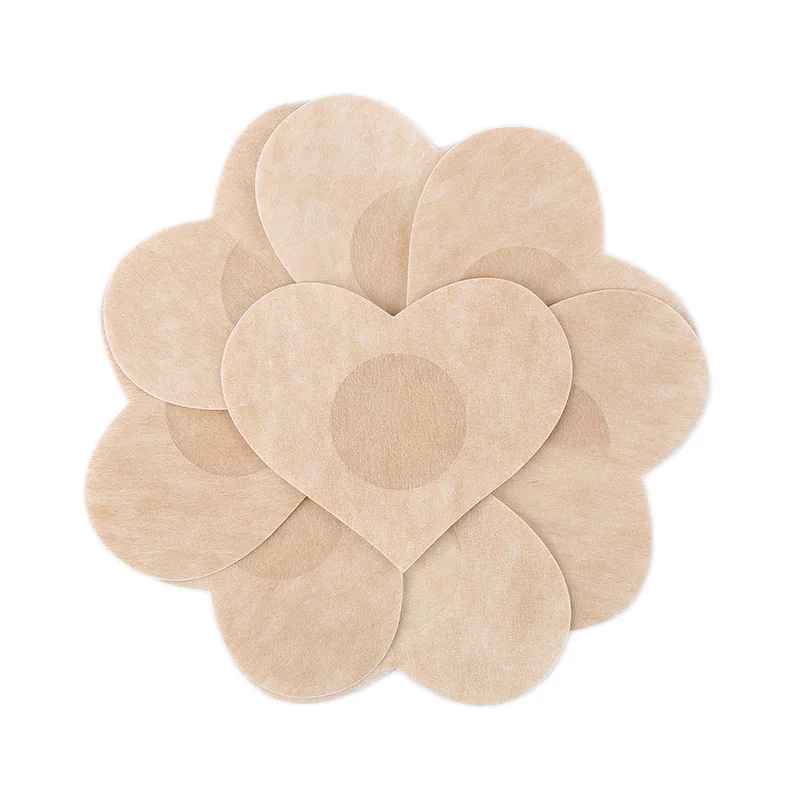 10 шт./5 пар одноразовая невидимая наклейка на грудь нетканый бюстгальтер без