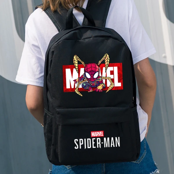 Оригинальный рюкзак с героями Диснея Marvel Человек паук Железный человек Дэдпул