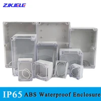 transparent cover waterproof plastic junction box enclosure electronic instrument housing case electrical project outdoor boxes