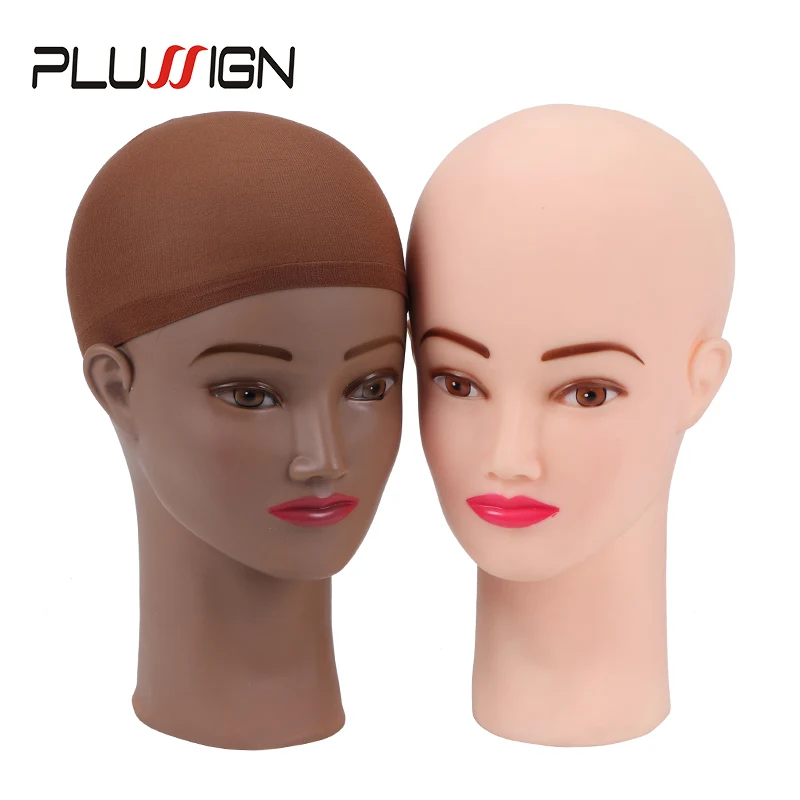 Plussign Cosmetology лысые головы манекена с зажимом для стола 2" резиновый манекен голова подставка для париков ювелирные изделия для шляп серьги макияж
