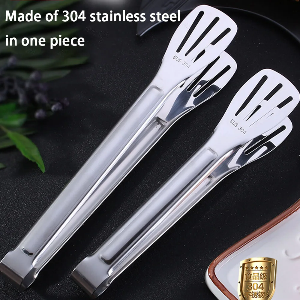 

Кухня аксессуары для барбекю щипцы гриль, инструменты для кемпинга, многофункциональный Нержавеющая сталь еда зажим для хлеба выпечки сте...