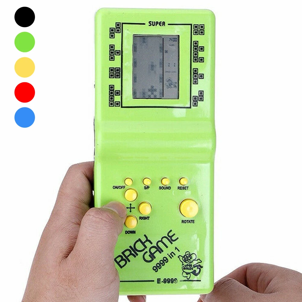 Классическая ностальгическая игрушка Tetris Brick портативная видеоигра с жк экраном игровой автомат аркадные