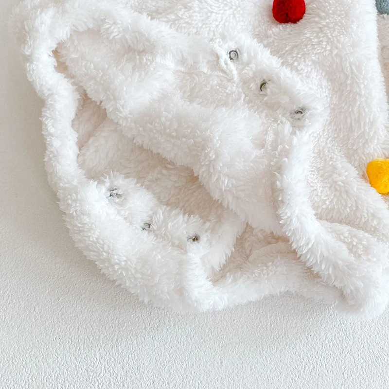 

New Autumn Winter Toddler Clothing Baby Boys Girls Ball Hooded Rompers Kids Baby Clothing Baby Boy Girl Thicken Rompers