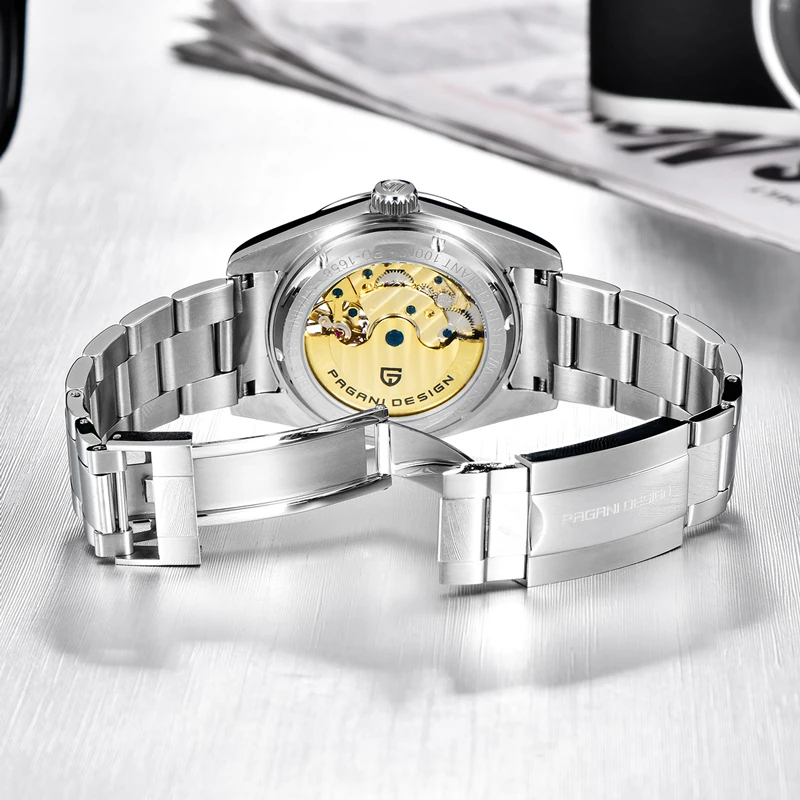 

PAGANI Design Top Brands Black Men Watches Men stainless steel Mechanical Watches For Man Brand Luxury Watch reloj hombre PD1658