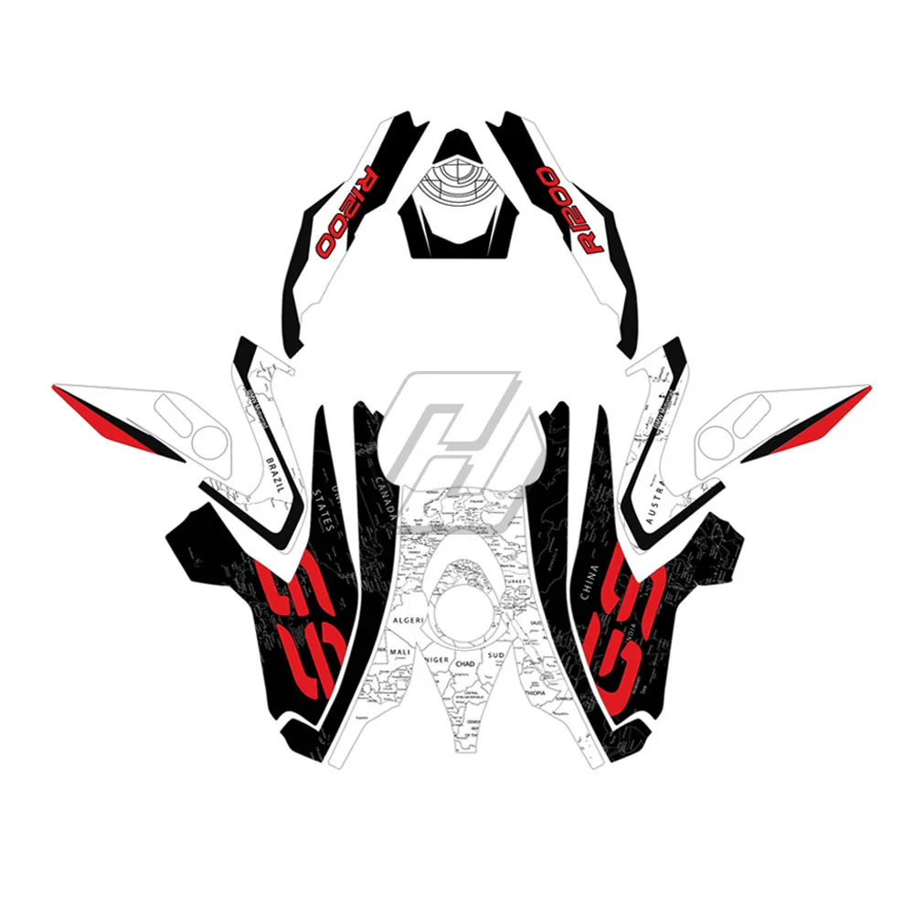 Защитная Наклейка для украшения кузова мотоцикла Светоотражающая наклейка BMW