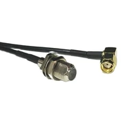1pc reverser rp sma male plug right angle switch f female rg174 coaxial cable 15cm 6 adapter
