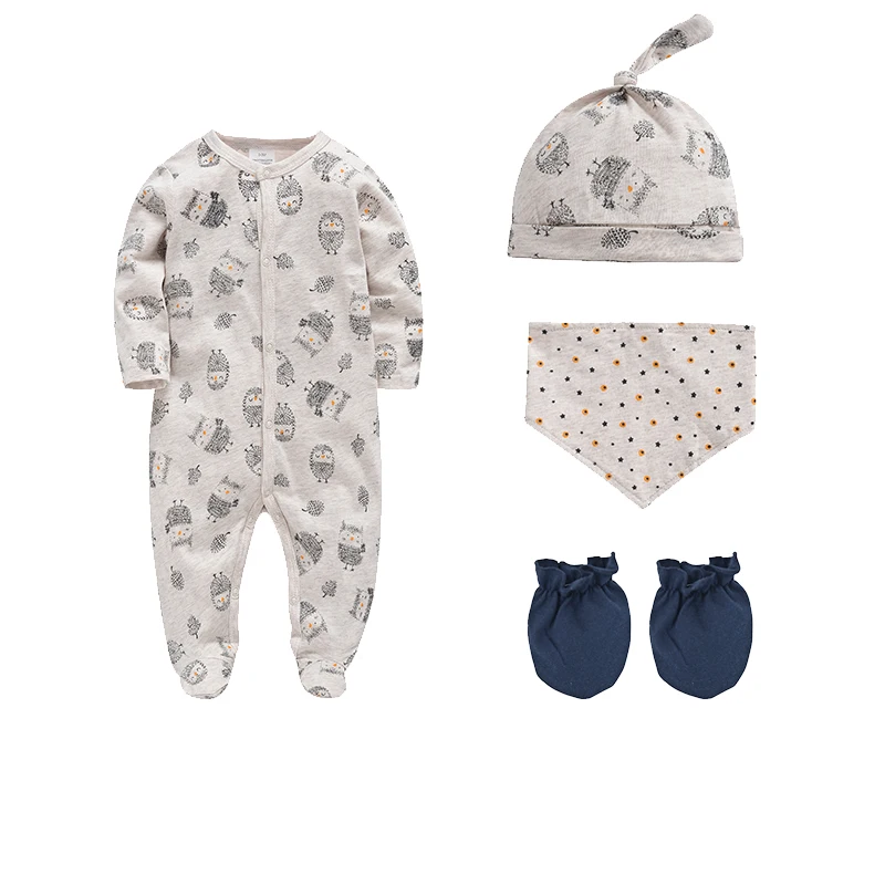 

Honeyzone Newborn Pyjama Bebe Infant Cute Cartoon Romper Ropa De Bebe De 0 A 3 Meses Winter Baby Girl Outfit Cotton Baby Onesie