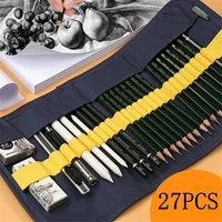 27 pieces per set sketch pencil set beginner painting drawing tools professional students with art supplies painting adult set