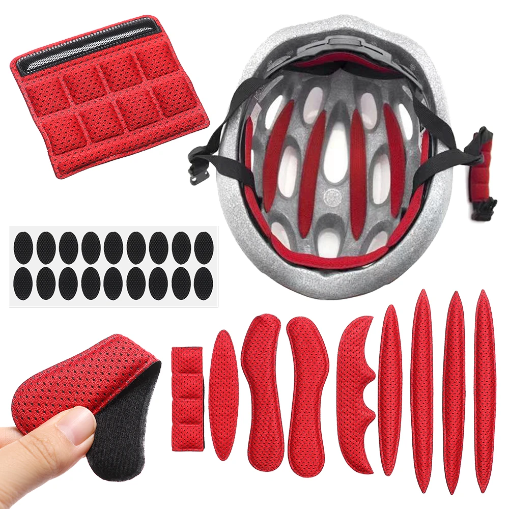 

1Set Bicycle Helmet Lining Inner Padding Foam Pads Kit Sealed Sponge for Outdoor Sports Cycling Motorcycle Accessories Universal