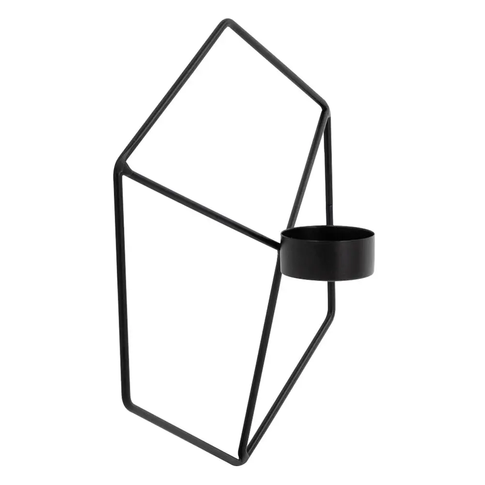 

Modern Minimalist Square Shape 3D Candle Holder Geometric Shape Creative Ornament Props Candle Roman