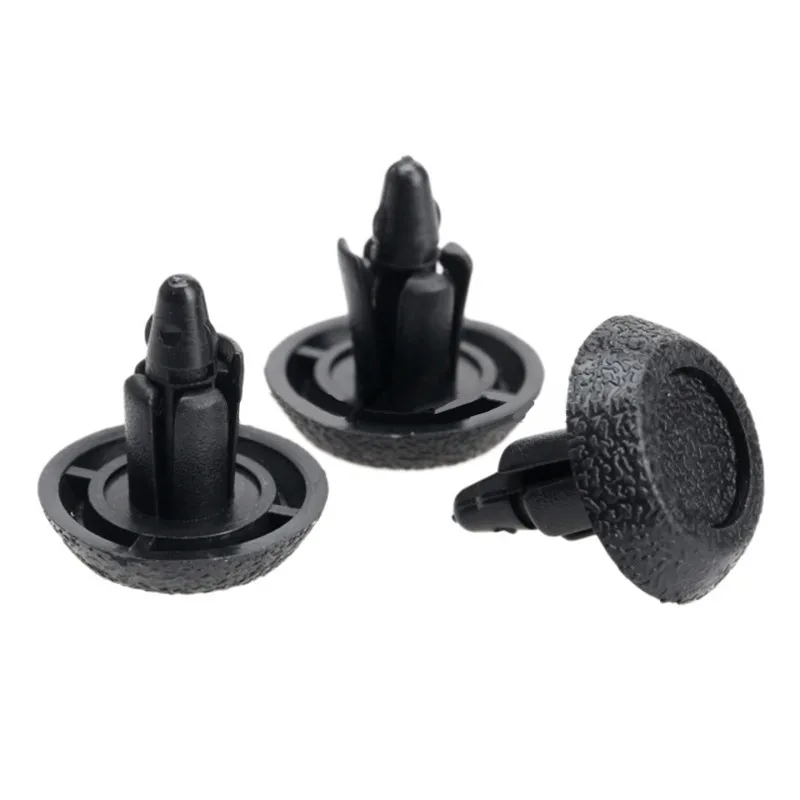 

Car Rivets Clips Fasteners 7mm Hole For Toyota Camry Highlander Carola Black Plastic Auto Fastener Clip