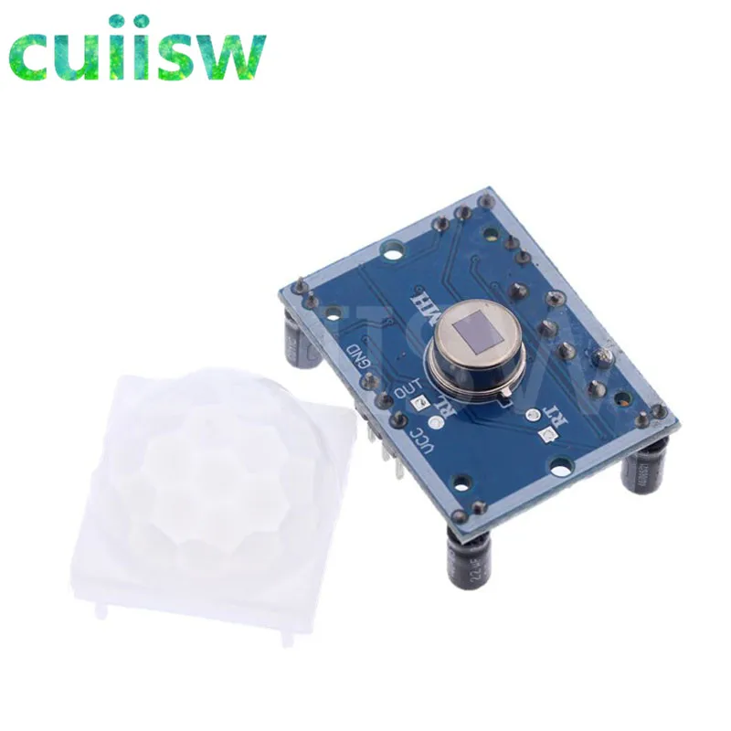 Cuiisw HC-SR501 HC SR501 регулируемый инфракрасный ИК PIR датчик движения Детектор Модуль безопасности HC-SR501 движения