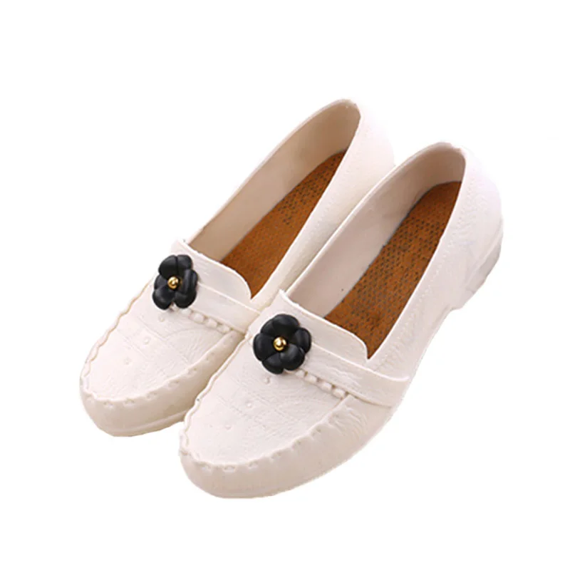 Aleafalling женские ботинки с цветочным принтом короткие резиновые сапоги до