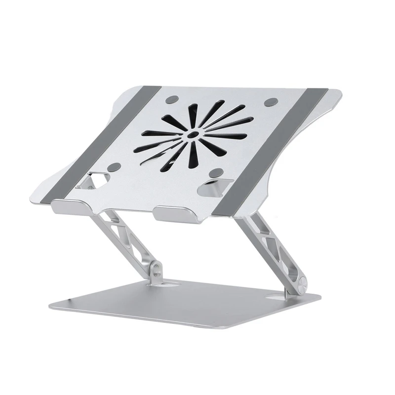 

Adjustable Alloy Foldable Laptop Holder Cooling Stand Bracket Adjustable Angle Compatible with 11-17in Laptops PC Holder N0PB
