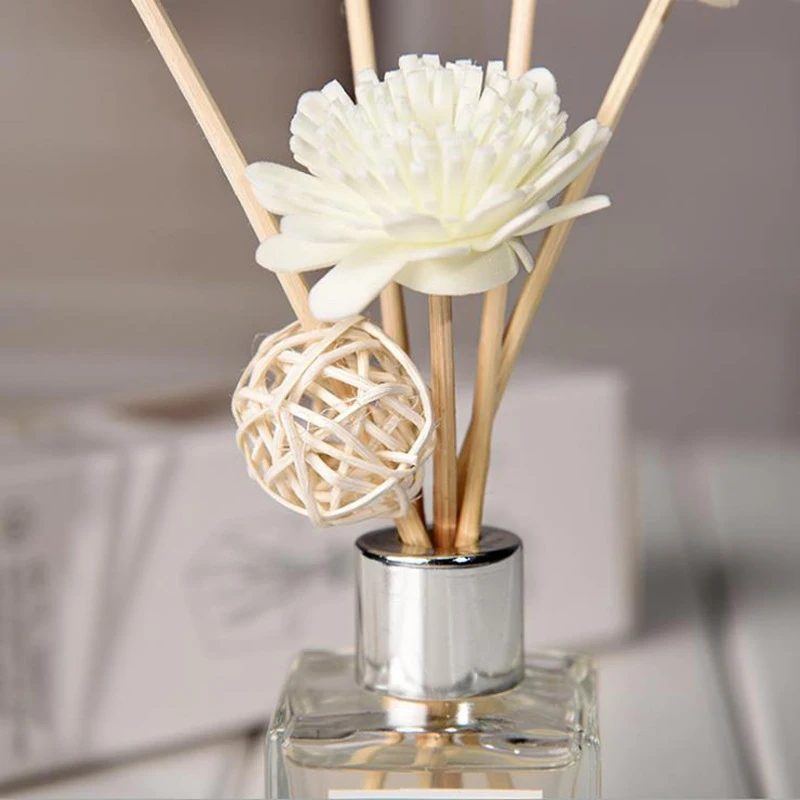 Air Freshener Toilet Deodorant Set Hotel Fireless Aromatherapy Essential Oil Indoor Fragrance Rattan Dry Vase | Дом и сад