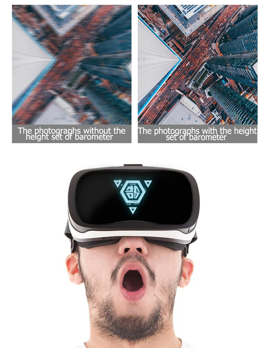 Мини-Дрон с широкоугольной камерой Радиоуправляемый вертолет с WiFi FPV удерживающий высоту RC Квадрокоптер с VR очками игрушки для детей# E