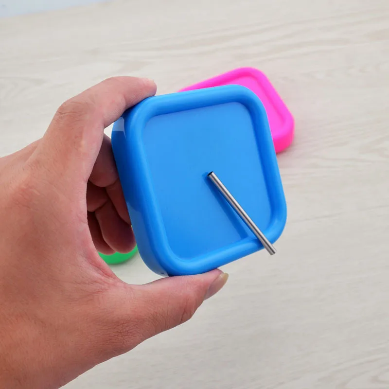 Магнитный ящик 4 цветов коробка для хранения булавок чехлов рукоделия квадратные