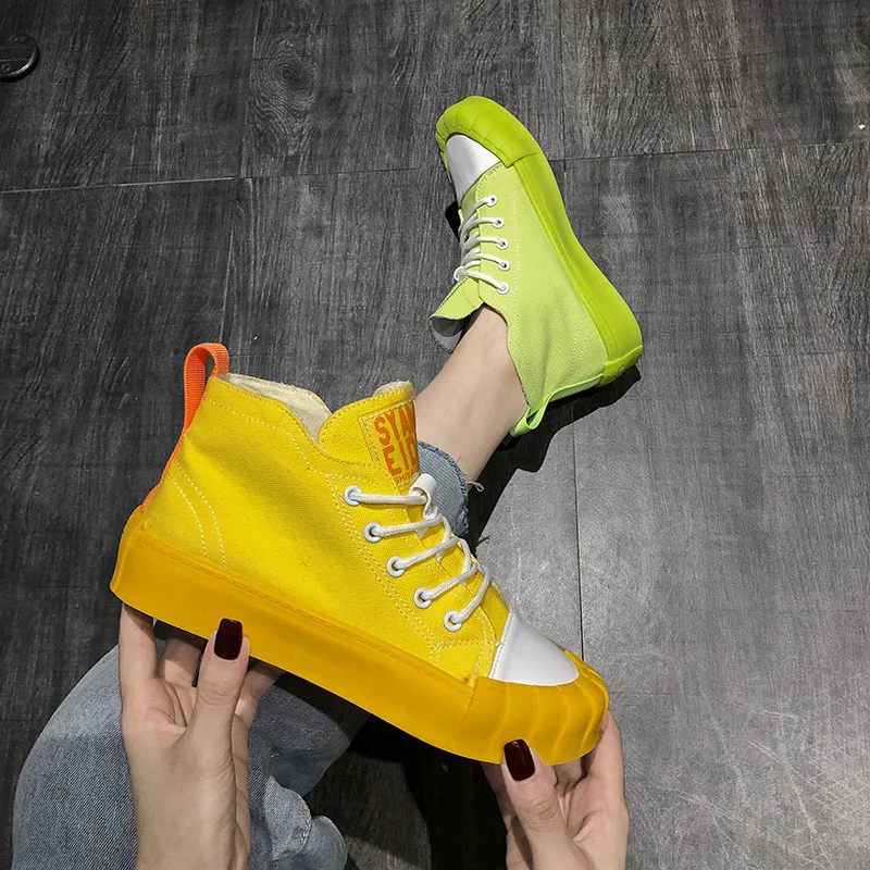 Новинка 2019 года сезон осень женская парусиновая обувь женские кроссовки цвет