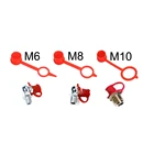 Полиэтиленовый пластиковый колпачок для защиты от пыли, пылезащитный колпачок для смазочного пистолета Zerk, 30 шт., 50 шт., M6, M8, M10