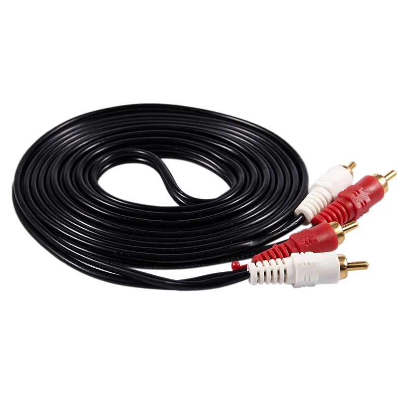 3 м/10ft 2 RCA мужчина к Мужской Двойной Стерео AV аудио видео кабель|Кабели HDMI| |