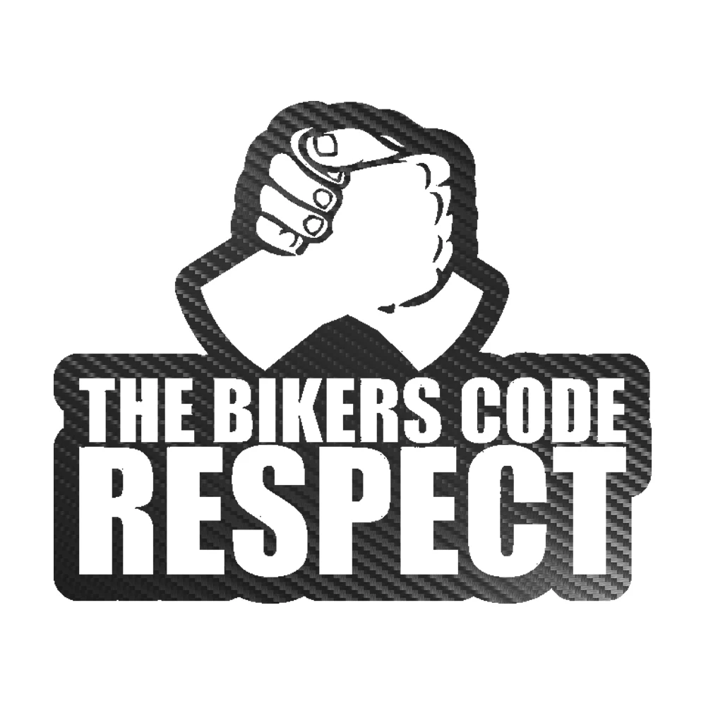 ChienHow 15x12 7 см The Bikers Code Respect виниловые забавные автомобильные наклейки из