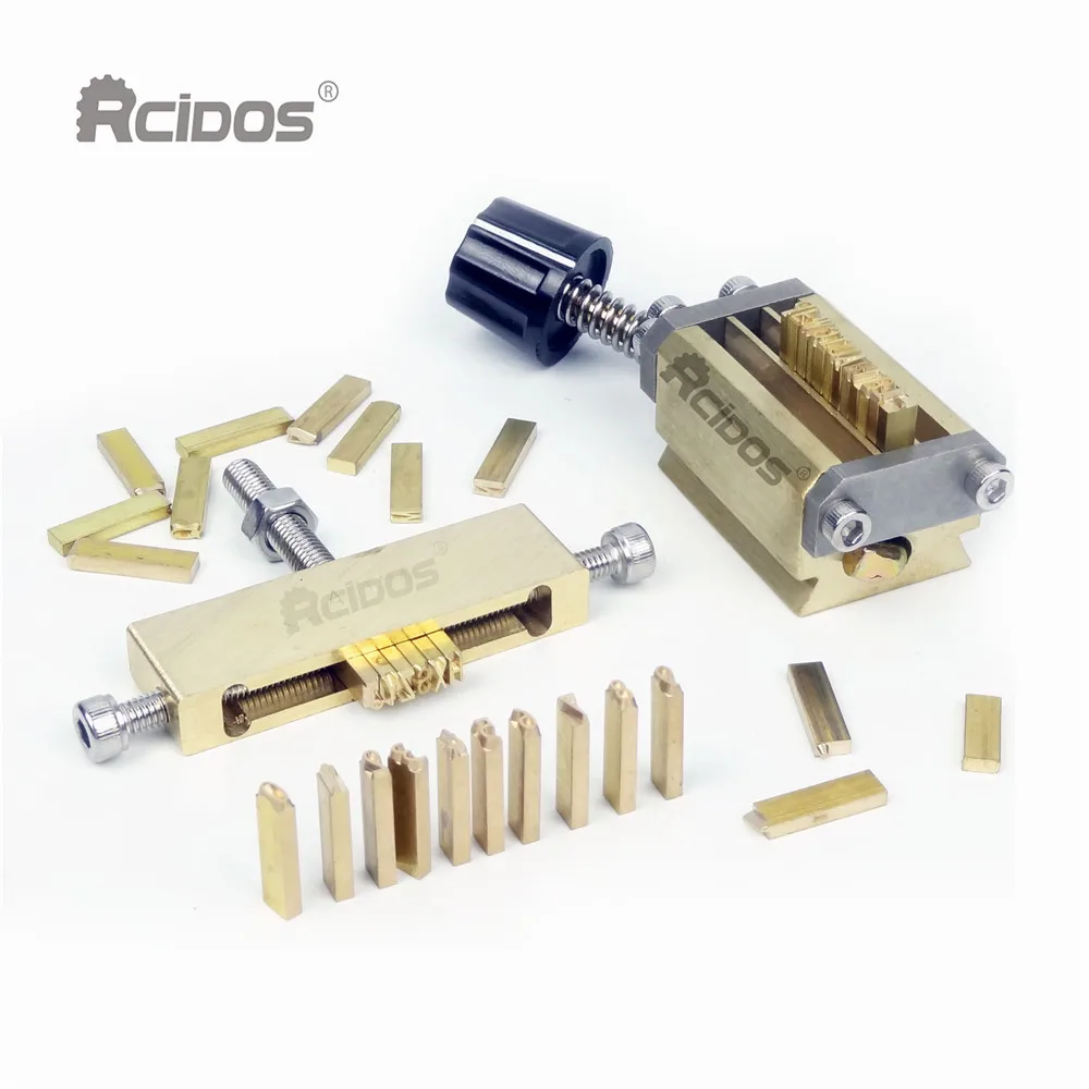 2*3/4*15 мм RCIDOS кодирующая машина буквы/латунные гибкие буквы цифры алфавит символ