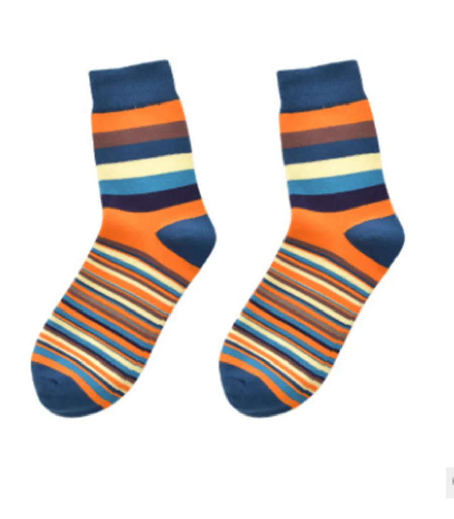 Мужские осенне зимние модные носки европейские и американские индивидуальные