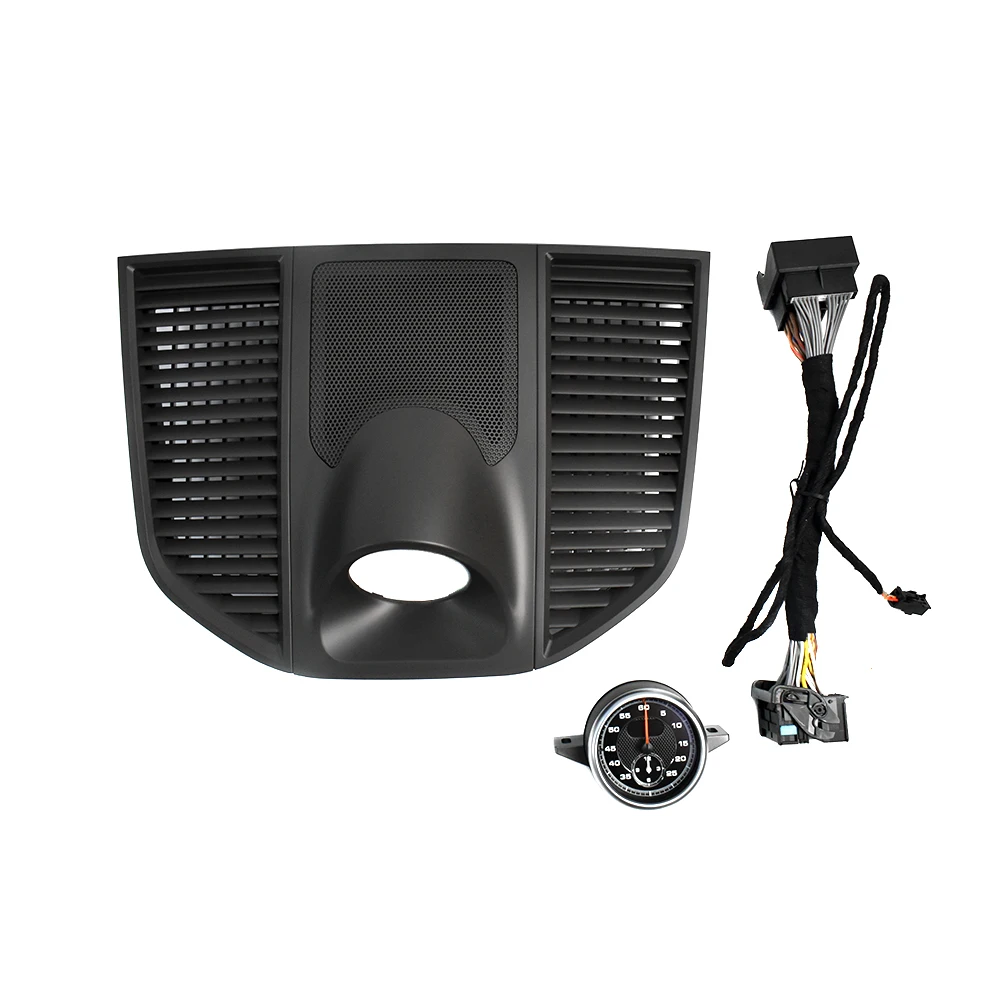 

For Porsche Macan 2014-2021 Car Interior Dashboard Stopwatch Decoration Clock Compass