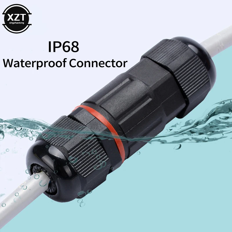 Водонепроницаемый t разъем IP68 2 контактный 3 электрический клеммный адаптер