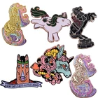 Великолепная брошь-лошадь каждый день получить легкий значок в форме гриба голова натуральное животное эмалированная заколка подарок