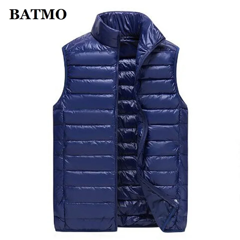 Новое поступление куртки BATMO на белом утином пуху мужской Осенний жилет большой