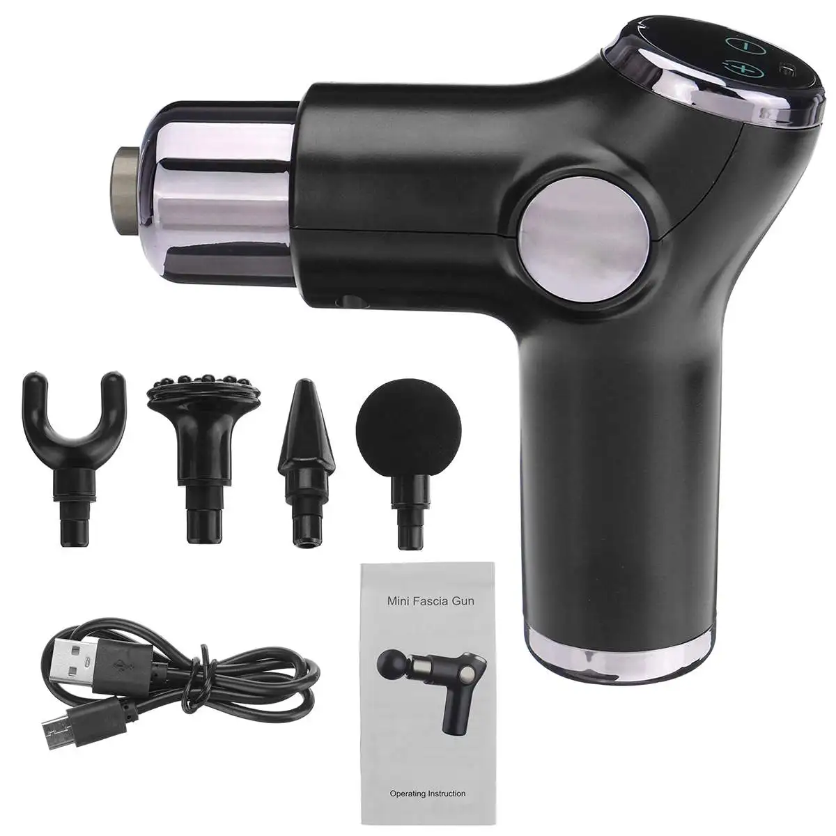 

32 Speed LCD Display Massage Gun Deep Muscle Massager Muscle Pain Relief Body Neck Massage Exercising Relaxation Slimming Shapin