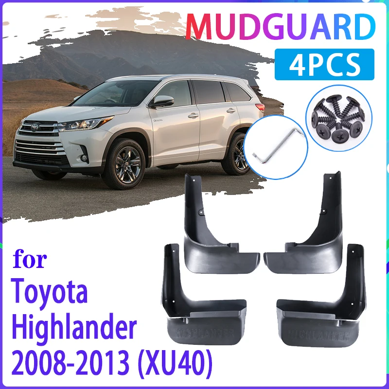 

Брызговики для Toyota Highlander XU40 XU 40 2008 ~ 2013 2010 2011 2012