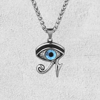 2021 personalized retro eye of horus pendant necklace 316l stainless steel mens and womens necklaces jewelry gifts