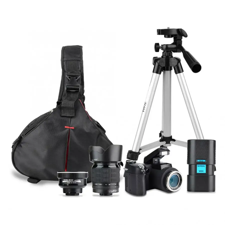 D7300 HD 1080P Цифровая камера 33MP TFT lcd дисплей видеокамера с широкоугольным объективом+ 24X телеобъектив+ светодиодный+ штатив+ пульт дистанционного управления