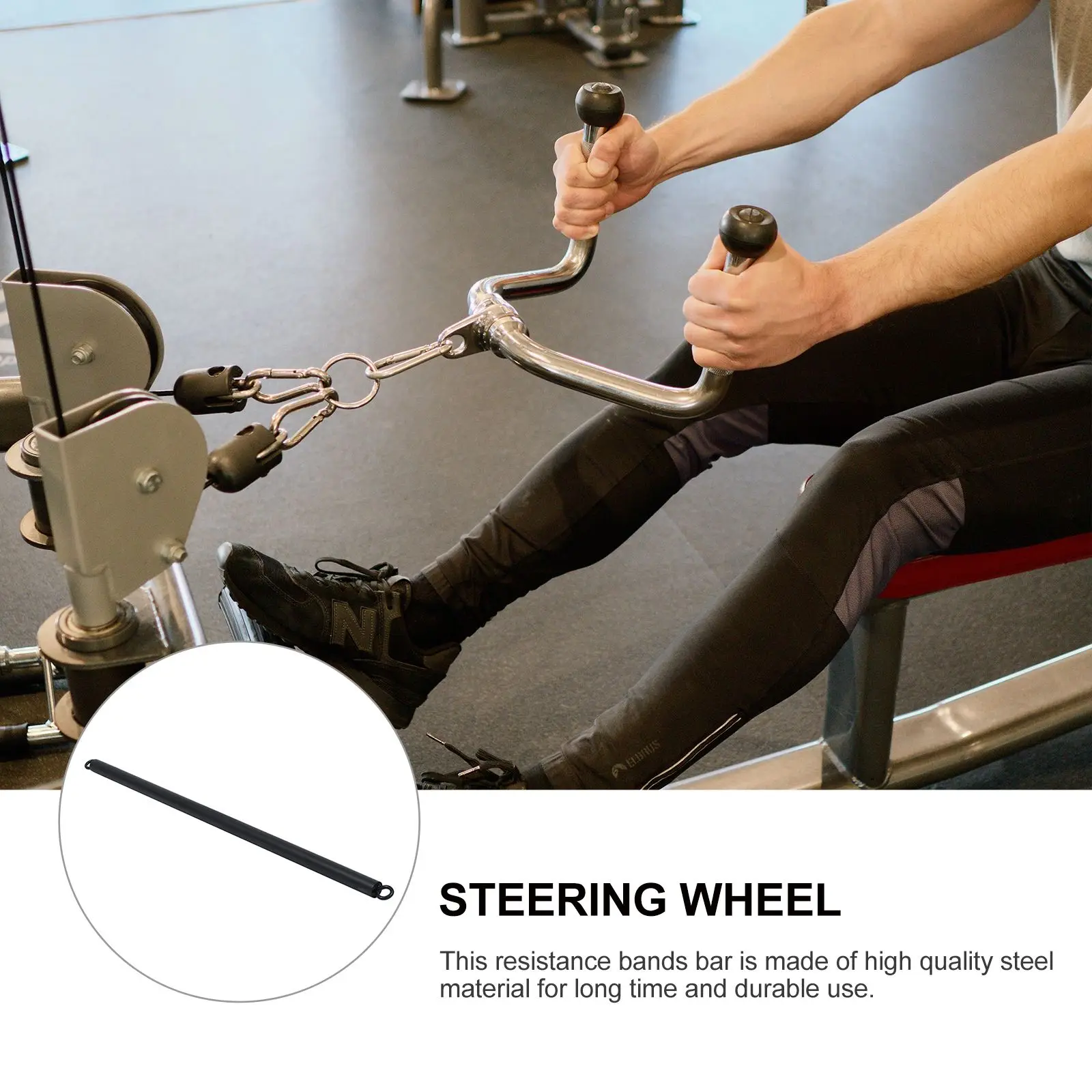 

Resistance Band Bar Chest Workout Bar Resistance Band Stick Chest Workout Bar