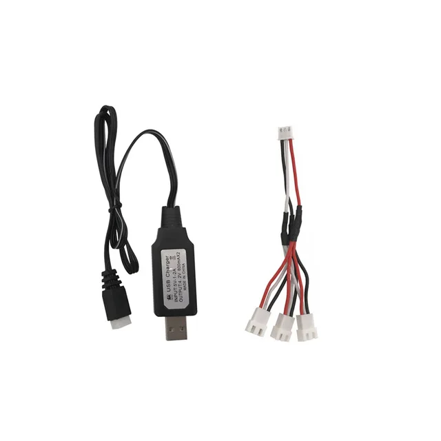 Аккумулятор 2s 7 4 В 1400 мА · ч Lipo + зарядное устройство USB для Wltoys A949 A959-B A969-B A979-B K929-B